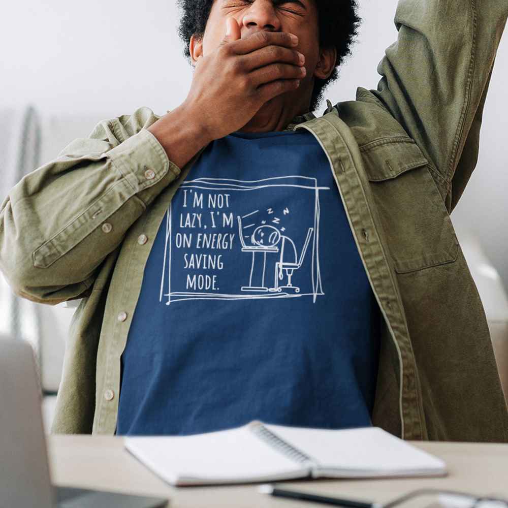 Stick Man Energy Saving Mode T-Shirt