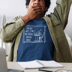 Stick Man Energy Saving Mode T-Shirt