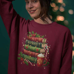 All Booked For Christmas Sweatshirt