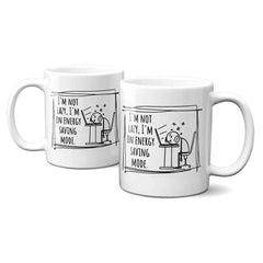 Stick Man Energy Saving Mode Mug