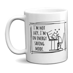 Stick Man Energy Saving Mode Mug