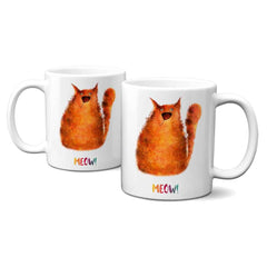 Watercolour Ginger Cat Mug