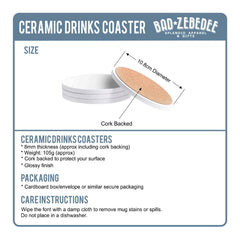 Gardening Quotes Ceramic Coasters