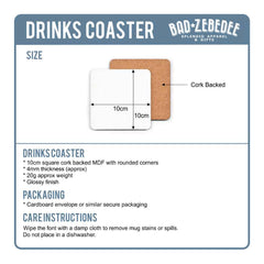 Stained Glass Dragonfly Drinks Coaster Set