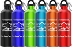 Personalised Life Is Better Outdoors Engraved Sports Water Bottle