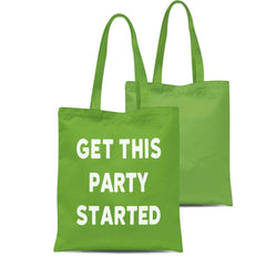 Get This Party Started Tote Bag