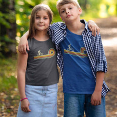 Kids Retro Lines MTB T-Shirt