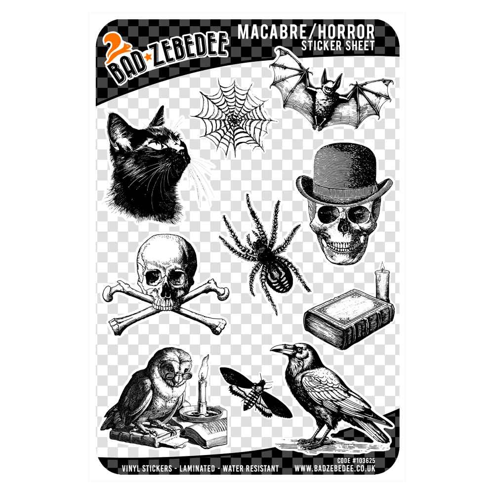 Macabre Sticker Sheet