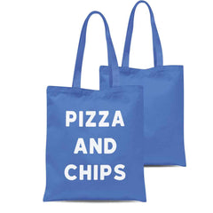 Pizza And Chips Tote Bag