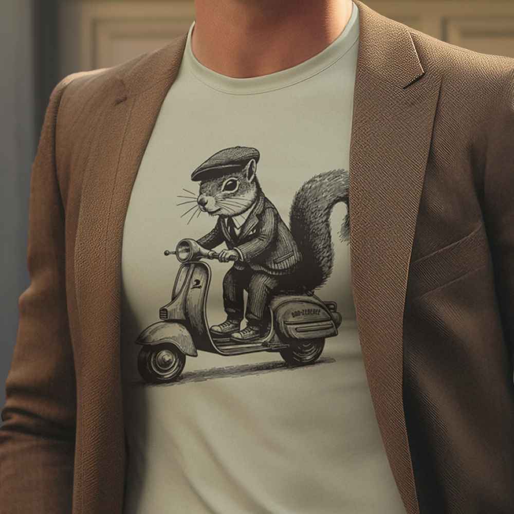 Scooter Squirrel T-Shirt