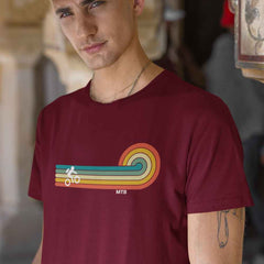 Vintage Lines Mountain Bike T-Shirt