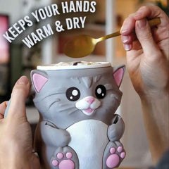 Cuddles the Cat Ice Cream Tub Holder