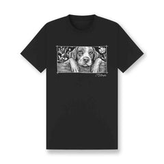 Peeking Beagle Organic Cotton T-Shirt