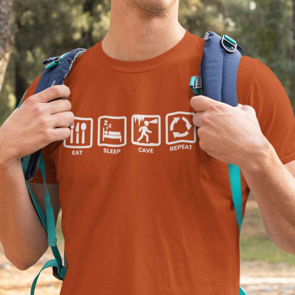 Eat Sleep Cave Repeat T-Shirt