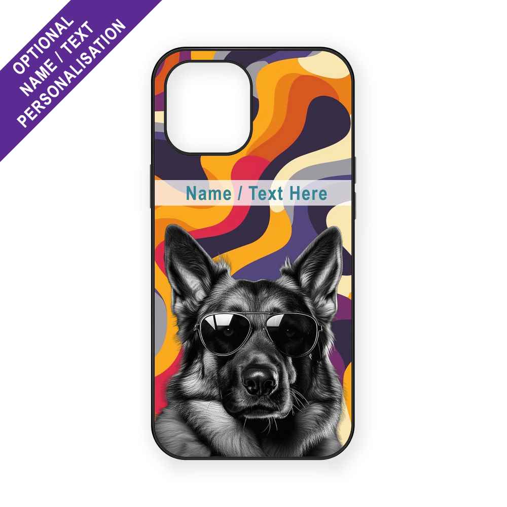 German Shepherd In Sunglasses Mobile Phone Case