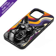 German Shepherd In Sunglasses Mobile Phone Case