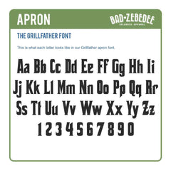 Personalised The Grillfather Pocket Apron