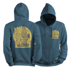Aloha! Tiki Mask Hoodie
