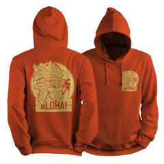 Aloha! Tiki Mask Hoodie