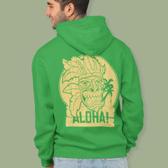 Aloha! Tiki Mask Hoodie