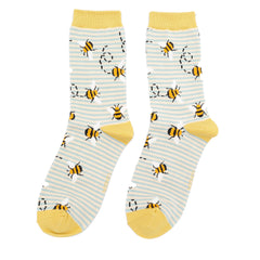 Bees Stripes Socks