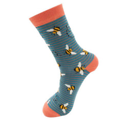 Bees Stripes Socks (men)