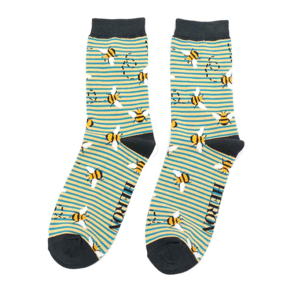 Bees Stripes Socks (men)