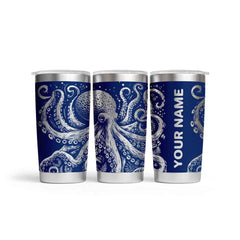 Personalised Octopus Engraved Thermal Tumbler