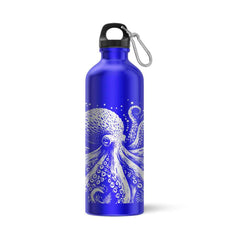 Octopus with Your Name Engraved Sports Water Bottle
