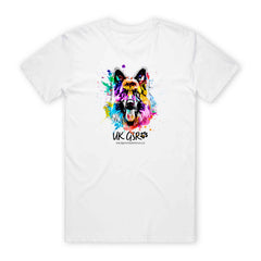 Paint Splash German Shepherd T-Shirt