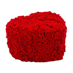 Rose Petal Heart Trinket Box