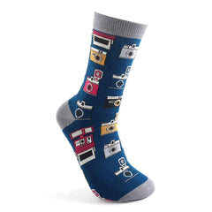 Mr Sparrow Retro Cameras Socks (Men)