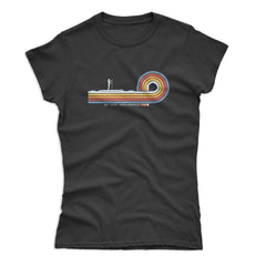Women's Retro Lines Paddle Board T-Shirt