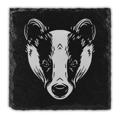 Forest Animals Engraved Natural Slate Coasters
