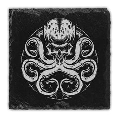Cthulhu Images Engraved Natural Slate Coasters