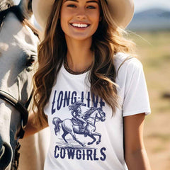 Women's Long Live Cowgirls T-Shirt
