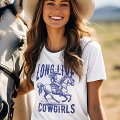 Women's Long Live Cowgirls T-Shirt