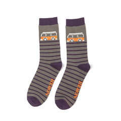 Mr Heron Camper Stripe Socks (men)