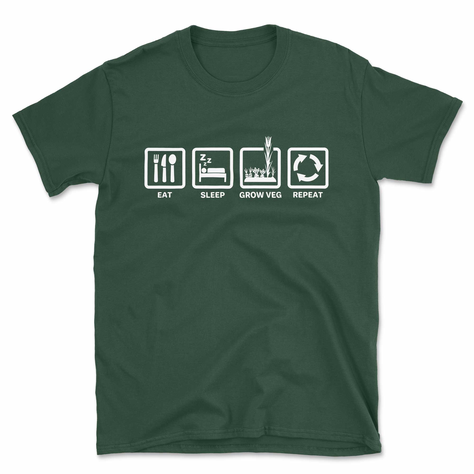 Eat Sleep Grow Veg Repeat T-Shirt