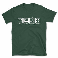 Eat Sleep Grow Veg Repeat T-Shirt