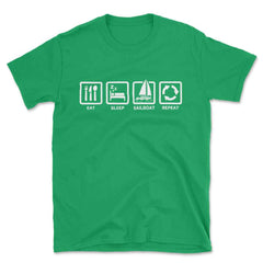 Eat Sleep Sailboat Repeat T-Shirt