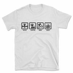 Wake Coffee Ride Beer T-Shirt