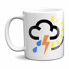 British Summer Weather Symbols Mug