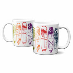 Classic Camper Van & Surfboards Mug