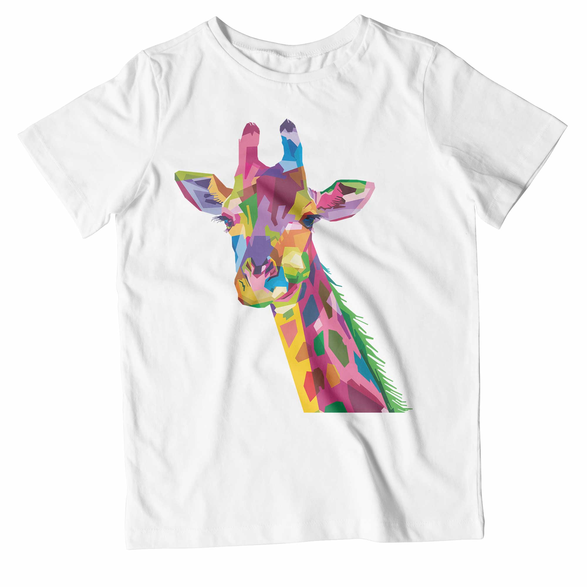Colourful Giraffe T-Shirt