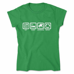 Eat Sleep Canter On Repeat T-Shirt