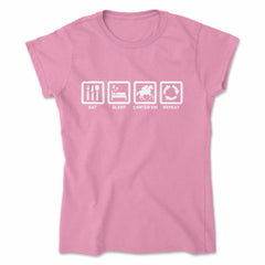 Eat Sleep Canter On Repeat T-Shirt