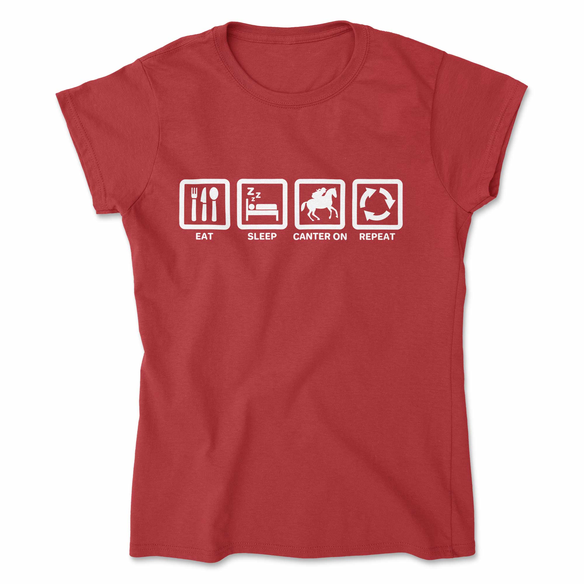 Eat Sleep Canter On Repeat T-Shirt