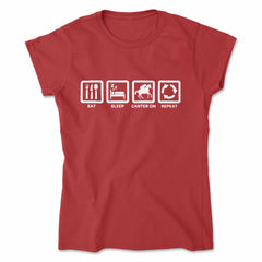Eat Sleep Canter On Repeat T-Shirt