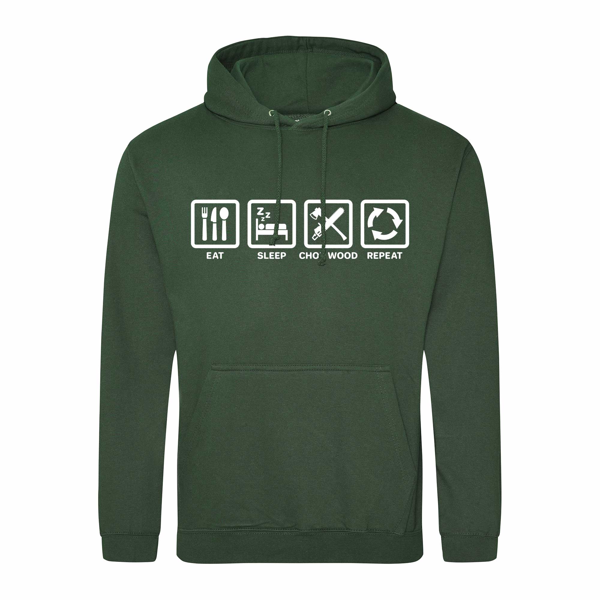 Eat Sleep Chop Wood Repeat Hoodie